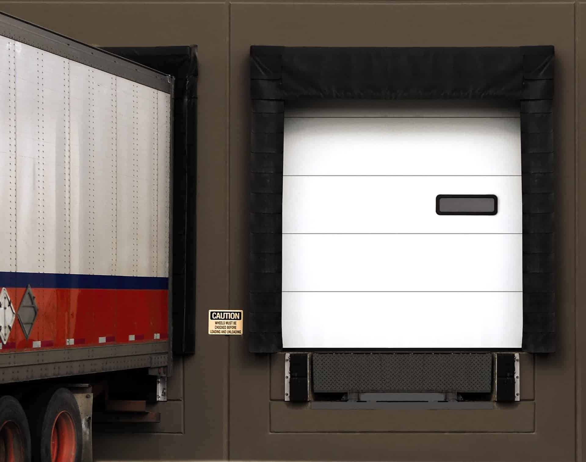 W-CD-TS 200-20-White-Vision Lites-2 Commercial Garage Door | Fort Wayne Door | Fort Wayne, IN